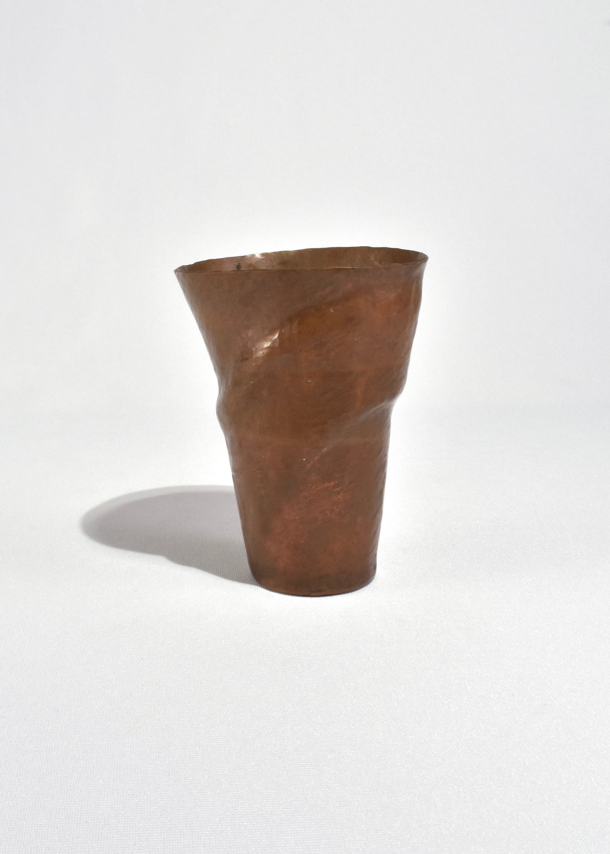 Hand-Crafted Copper Vase