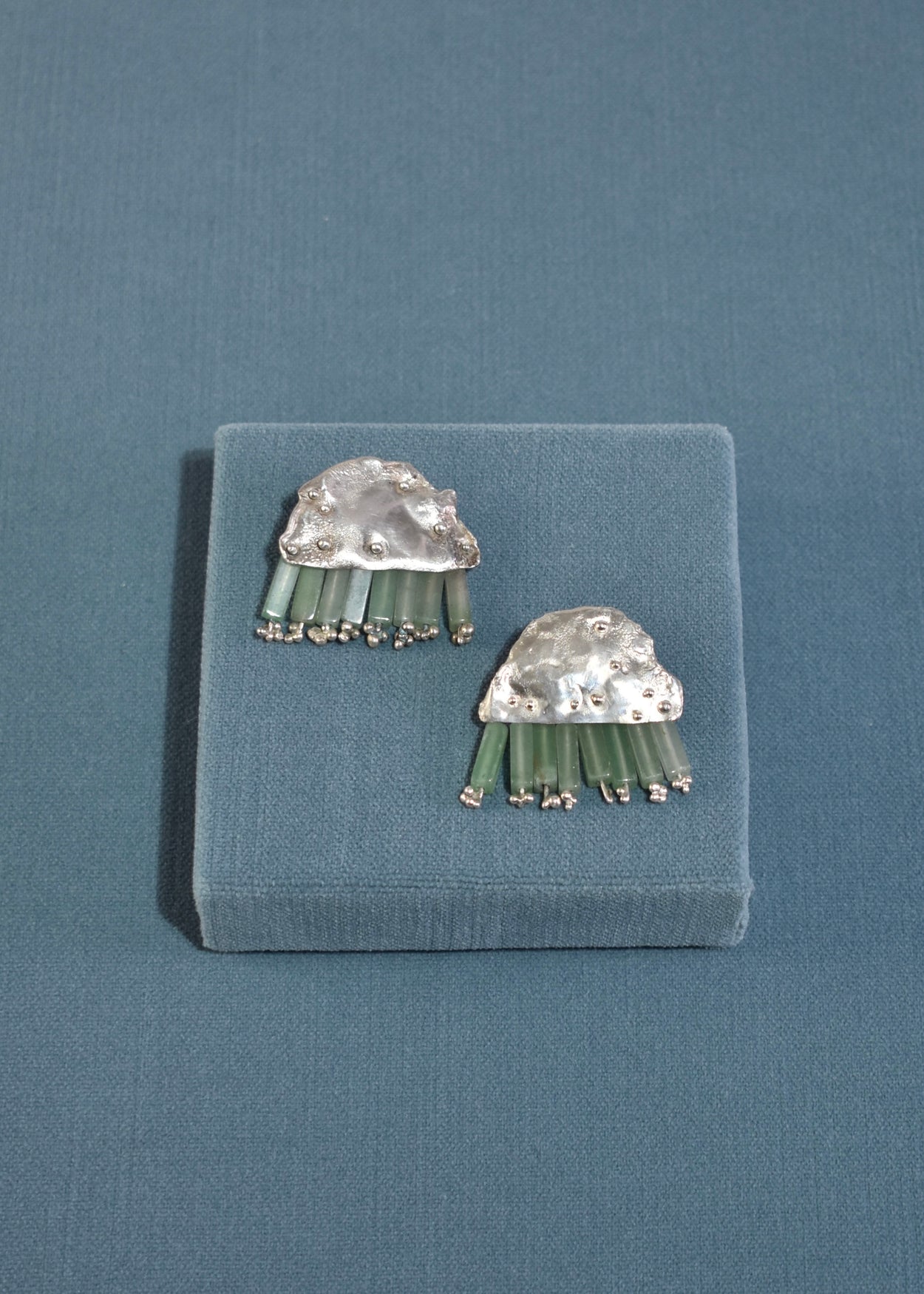 Aventurine Tassel Earrings