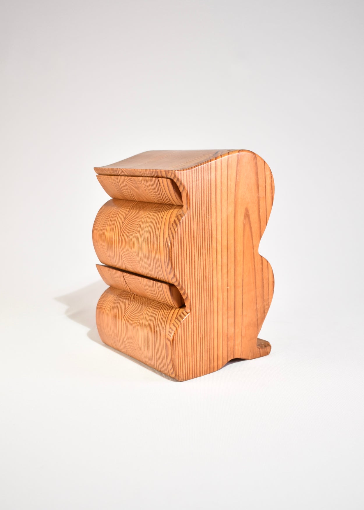 Curved Wooden Jewelry Box