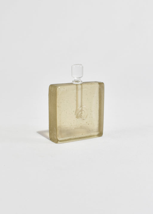 Topaz Spiral Glass Perfume Bottle