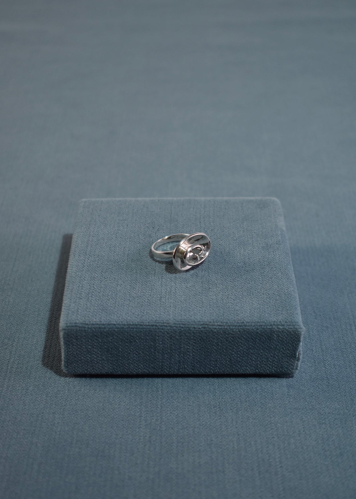 Raised Spiral Ring