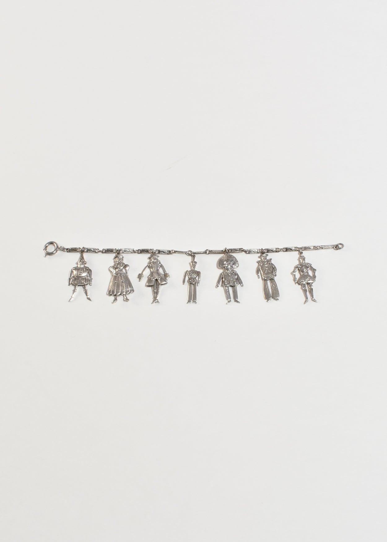 Figural Characters Charm Bracelet