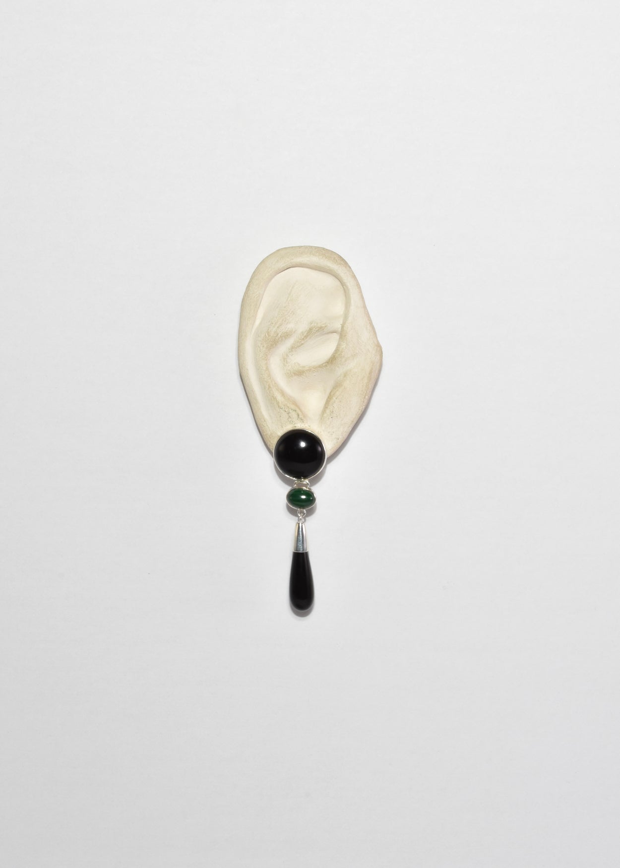 Onyx Malachite Earrings