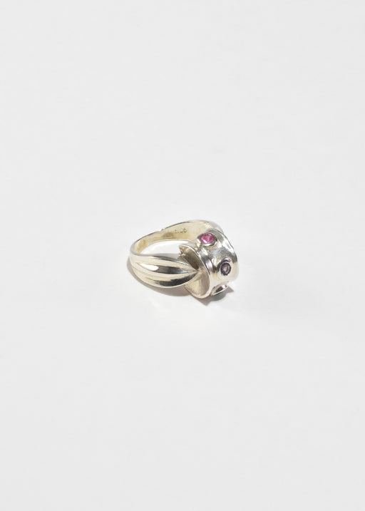 Colorful Ribbed Ring
