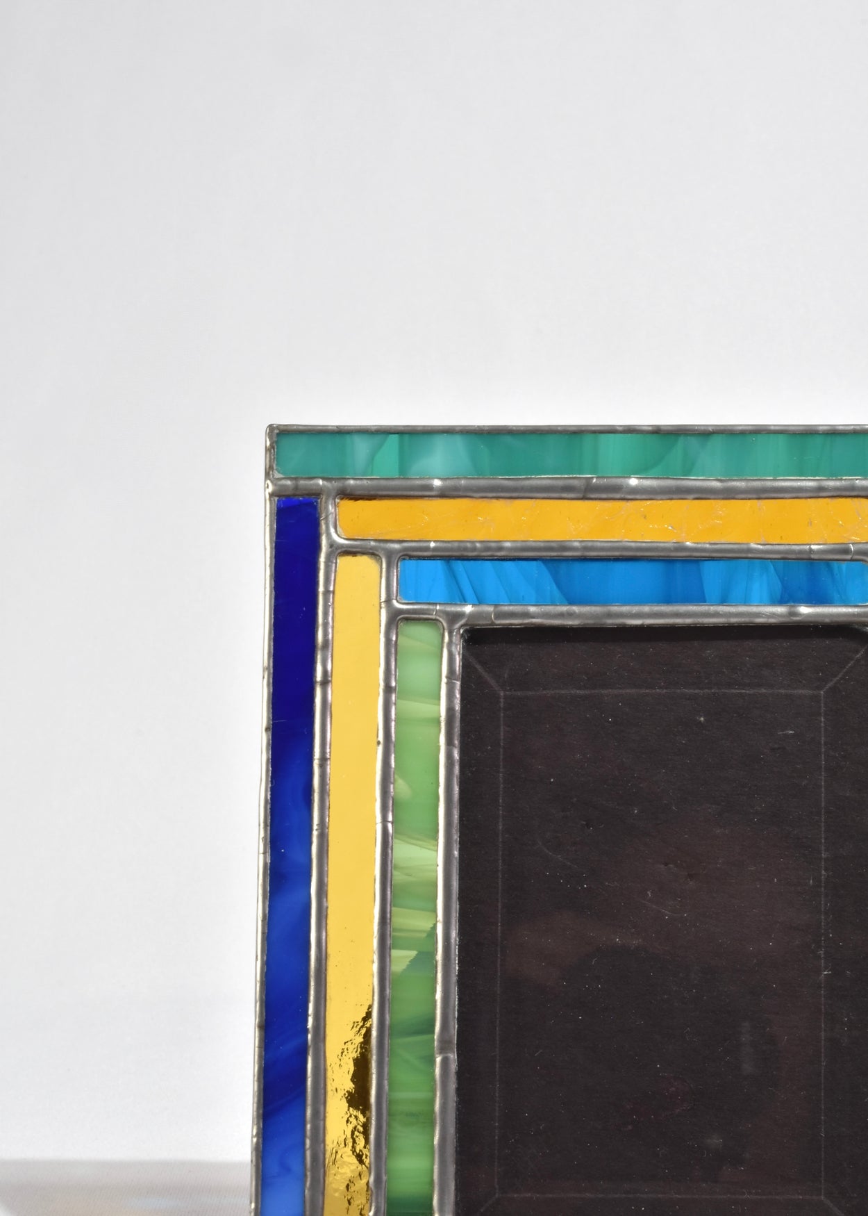 Colorful Glass Picture Frame