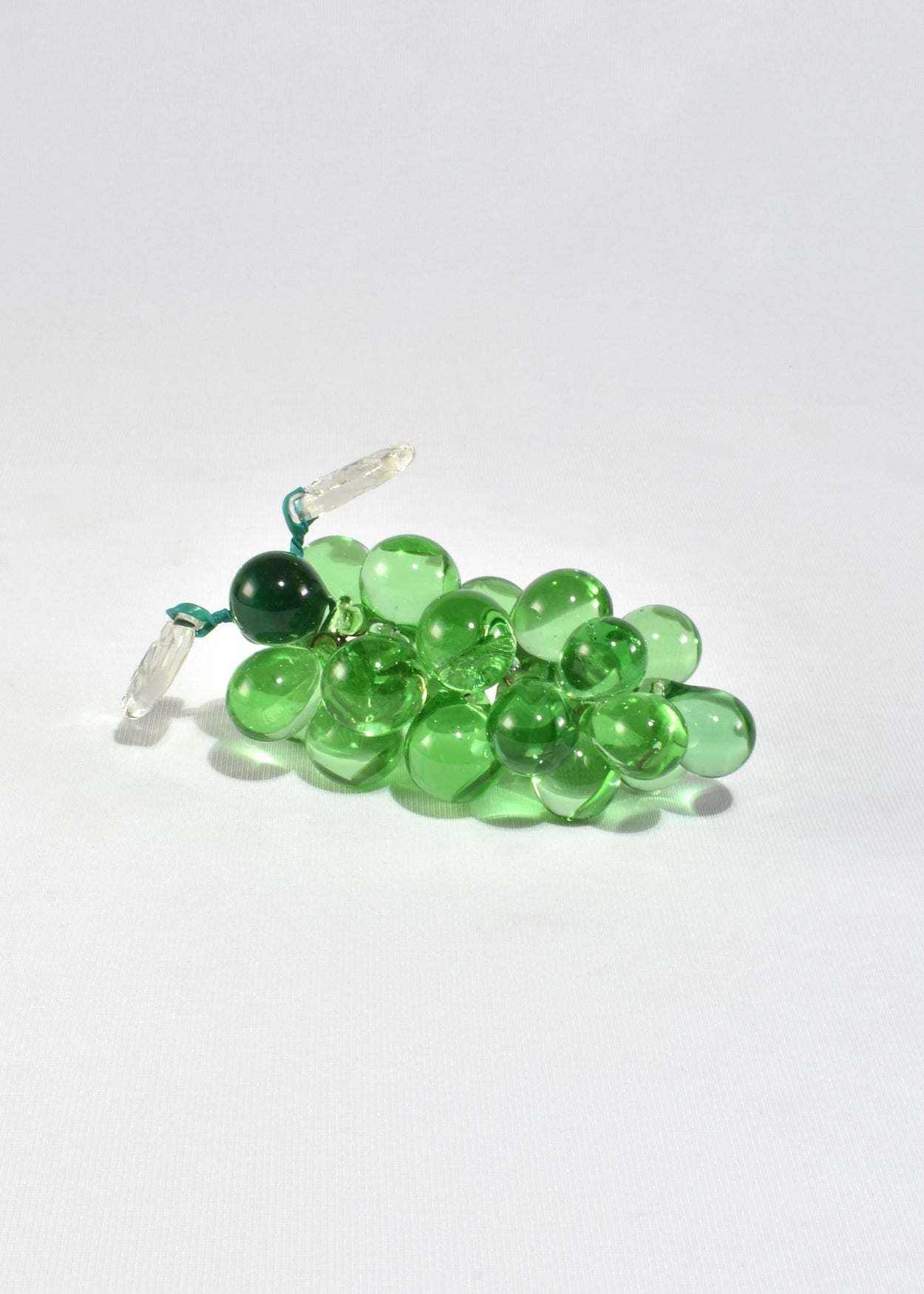 Glass Grape Sculpture