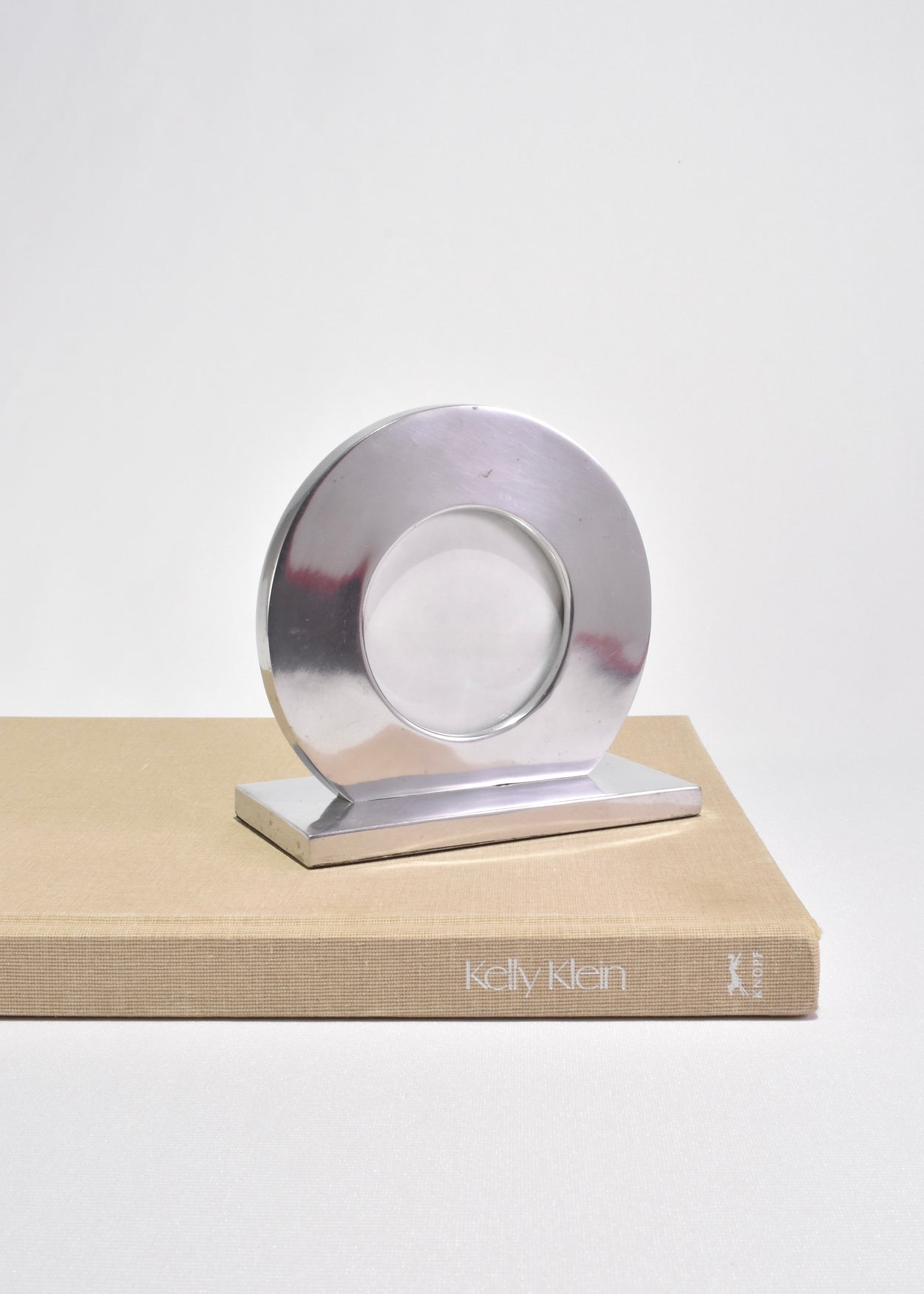 Round Pewter Picture Frame
