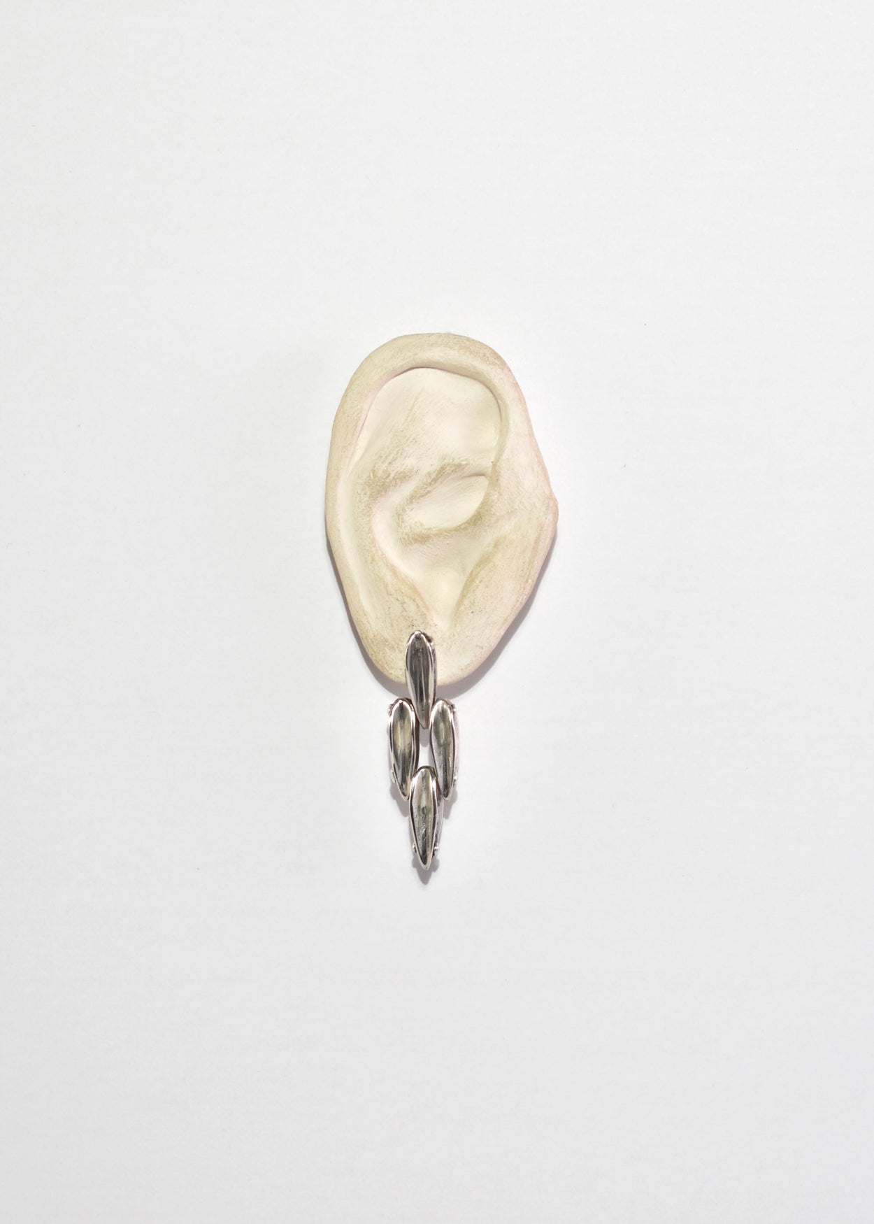 Sculptural Sterling Earrings