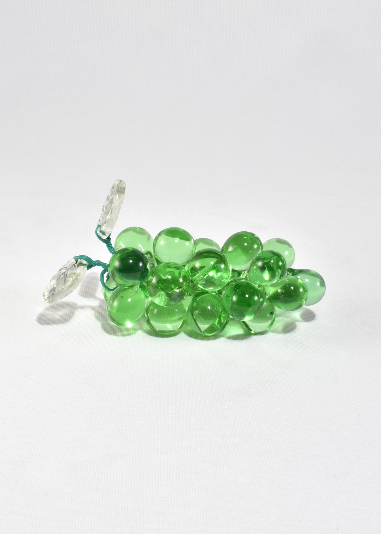 Glass Grape Sculpture