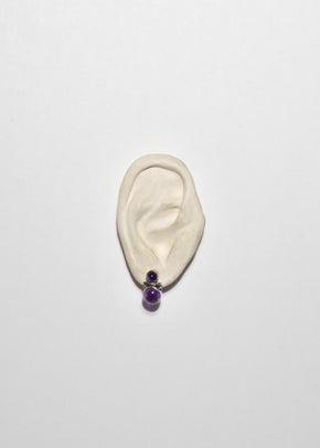 Silver Amethyst Earrings
