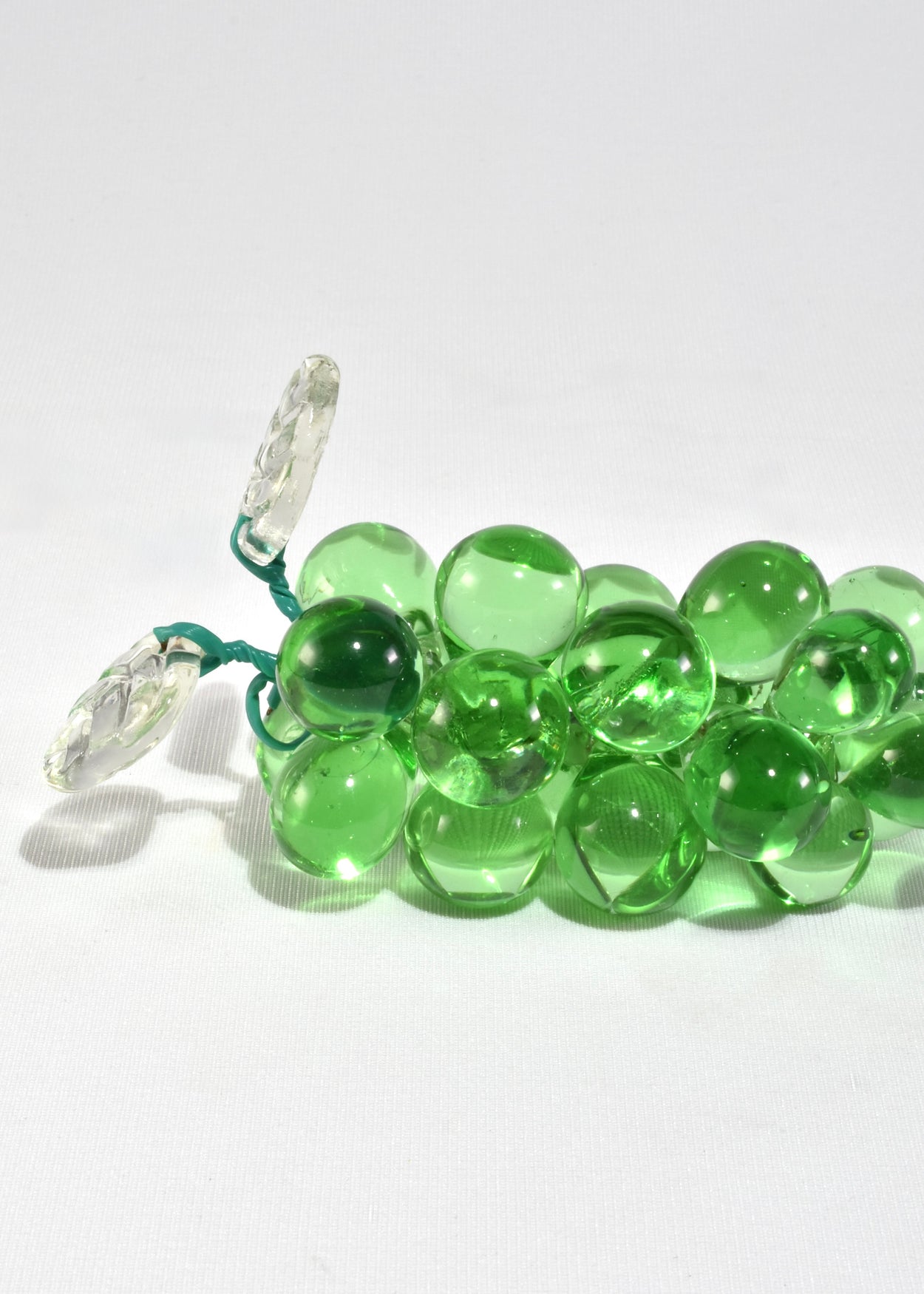 Glass Grape Sculpture