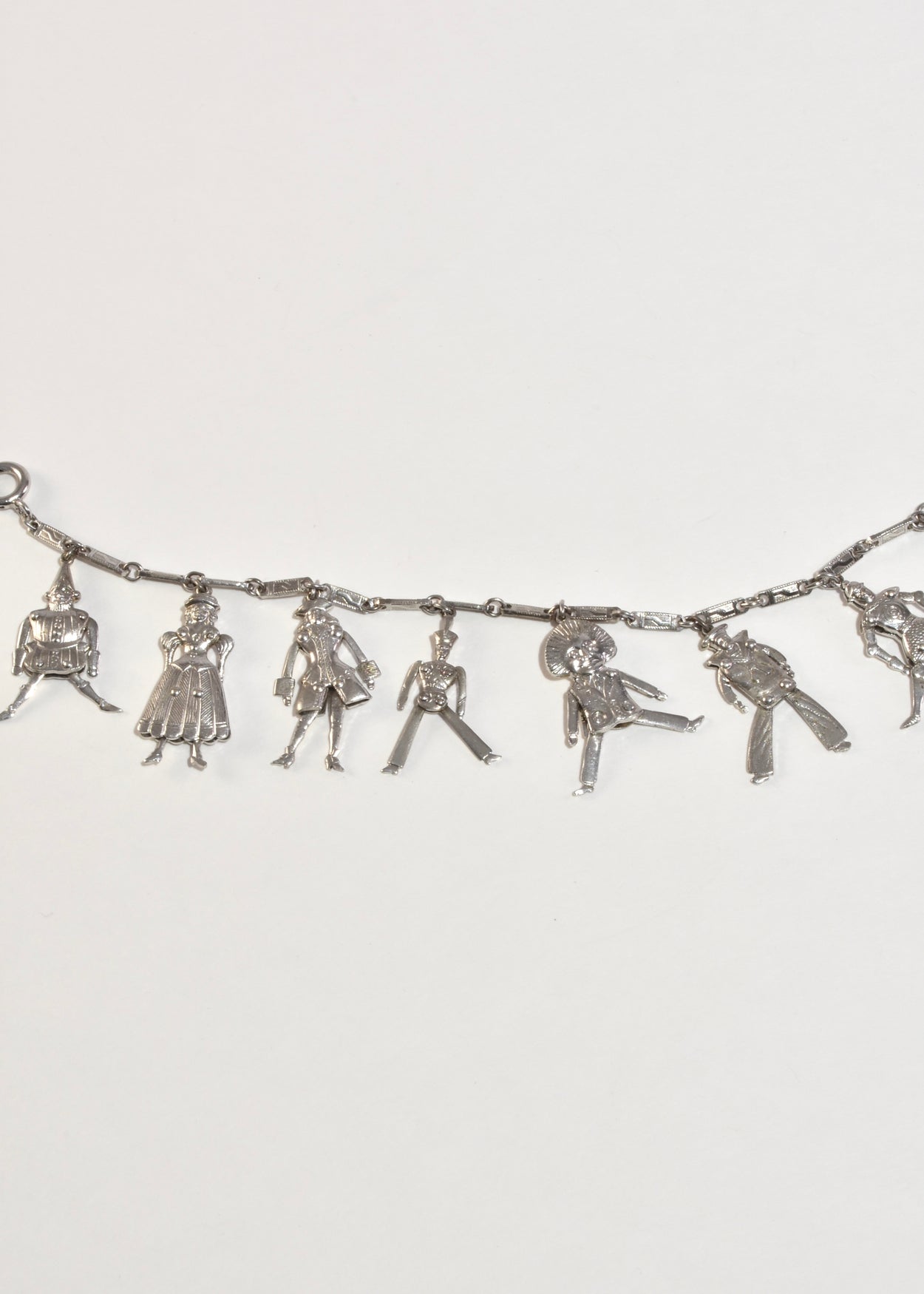 Figural Characters Charm Bracelet