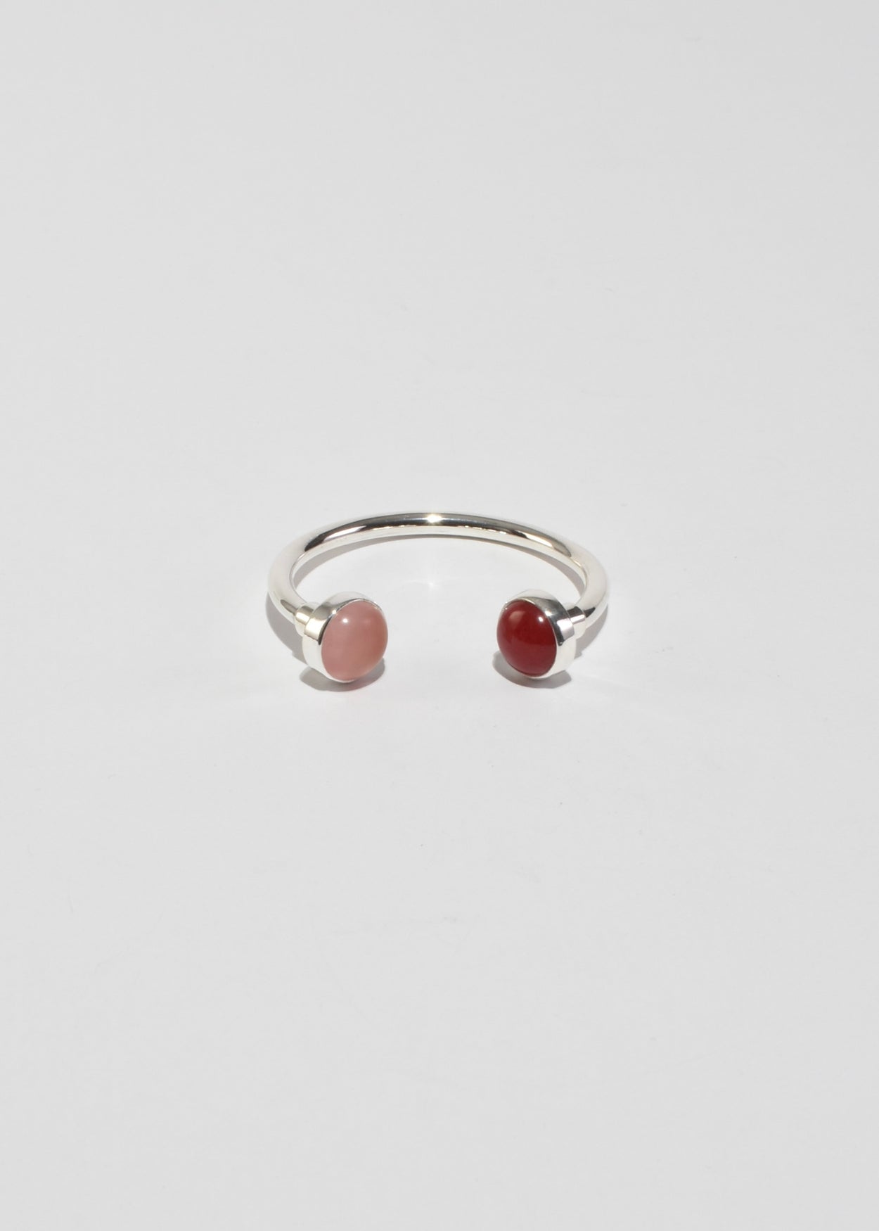 Sterling Gemstone Key Ring