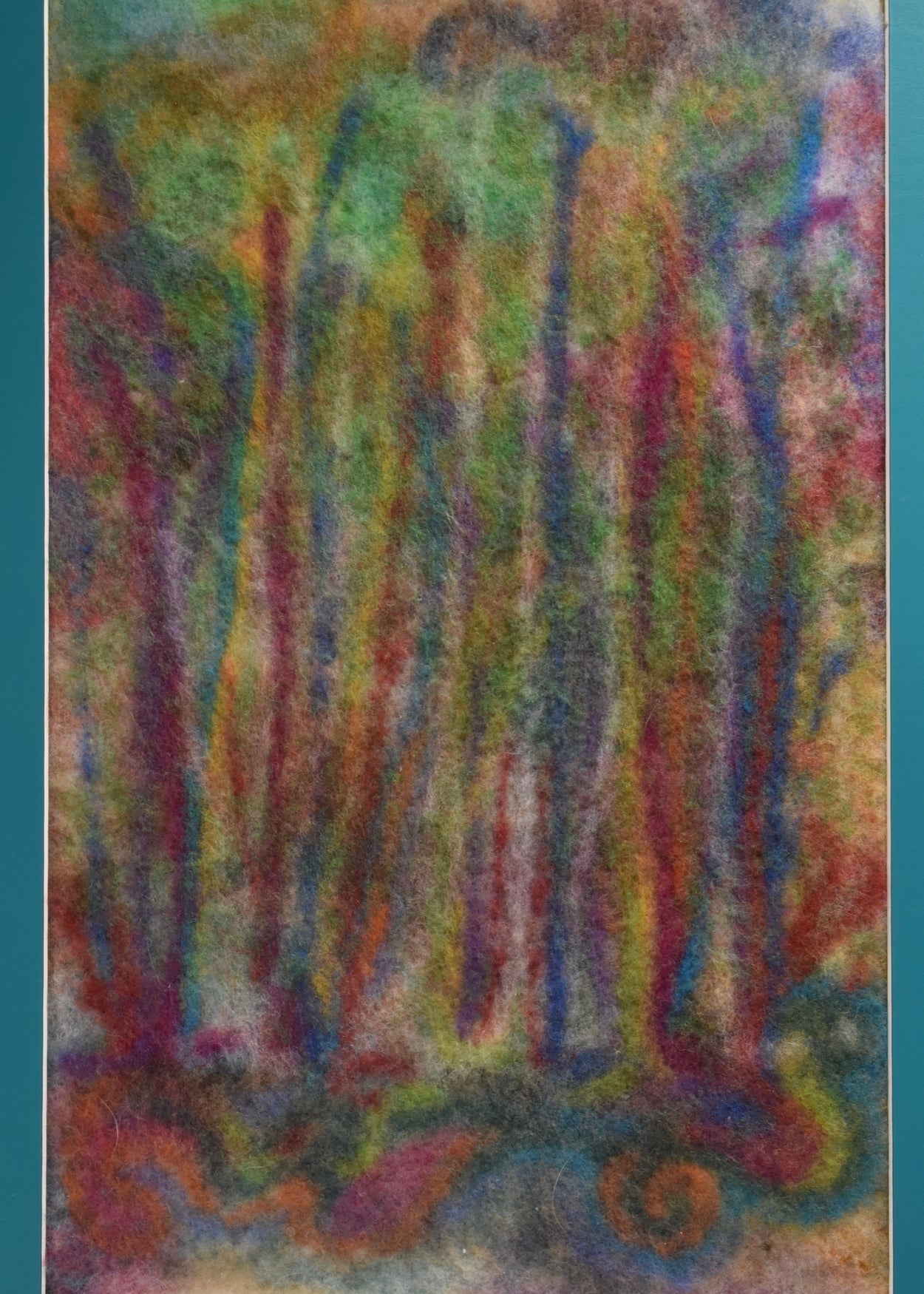 Abstract Felt Composition, Framed
