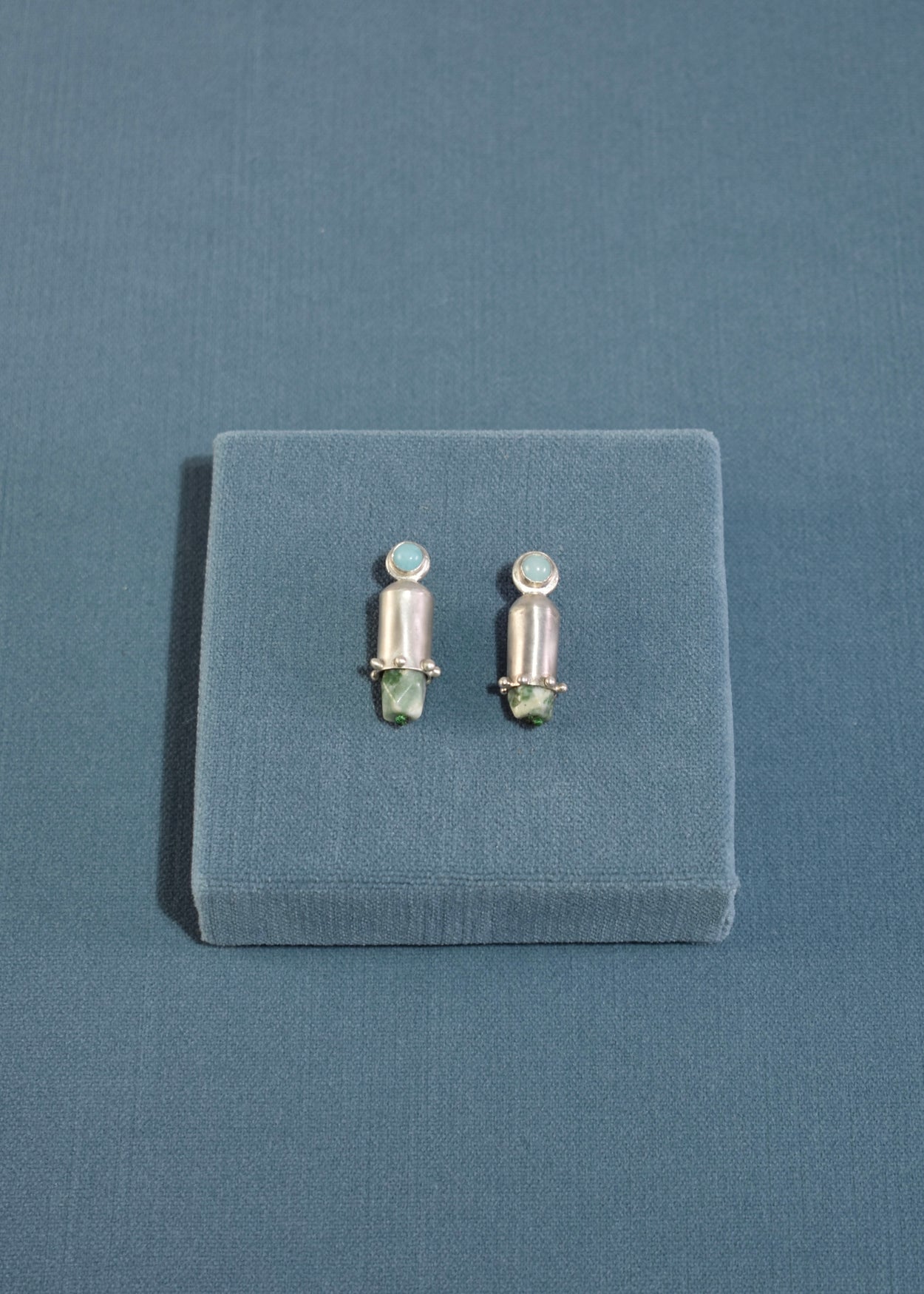 Cylindrical Bullet Earrings