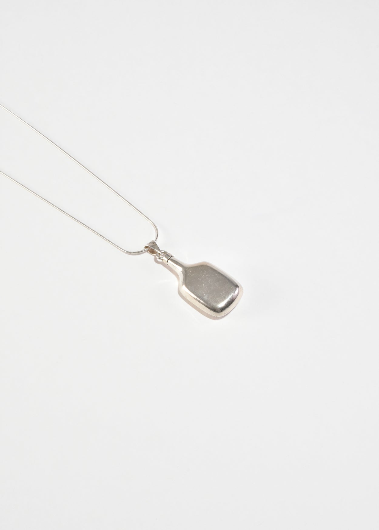 Perfume Bottle Pendant Necklace
