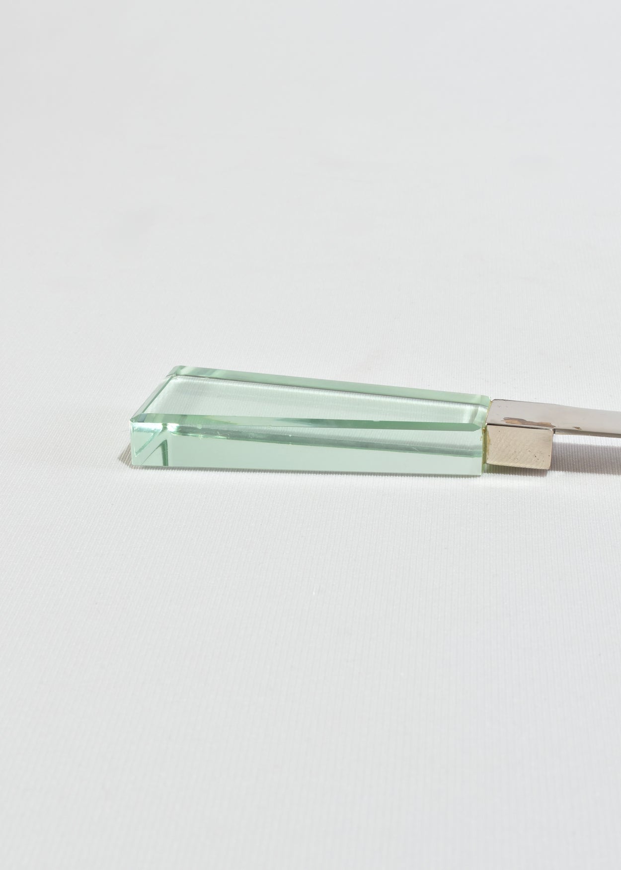 Green Glass Desk Set