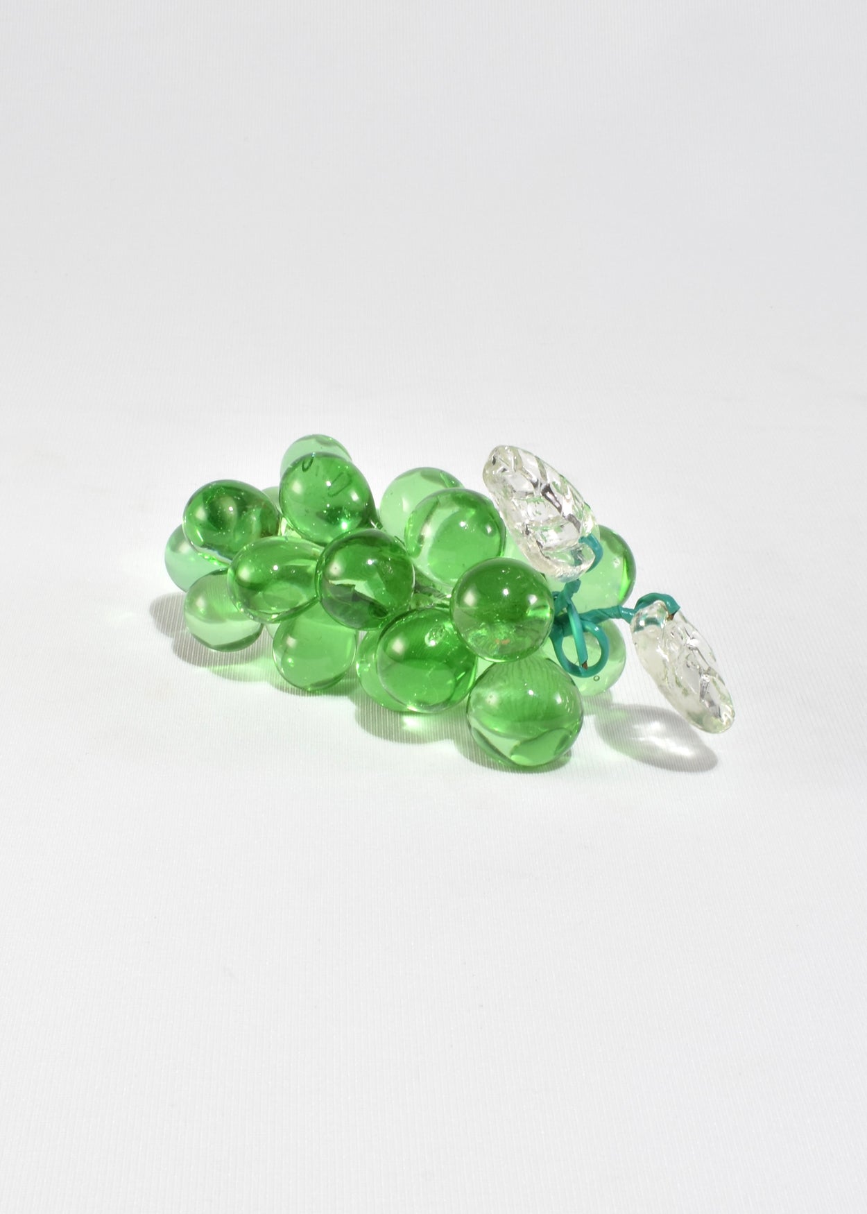 Glass Grape Sculpture