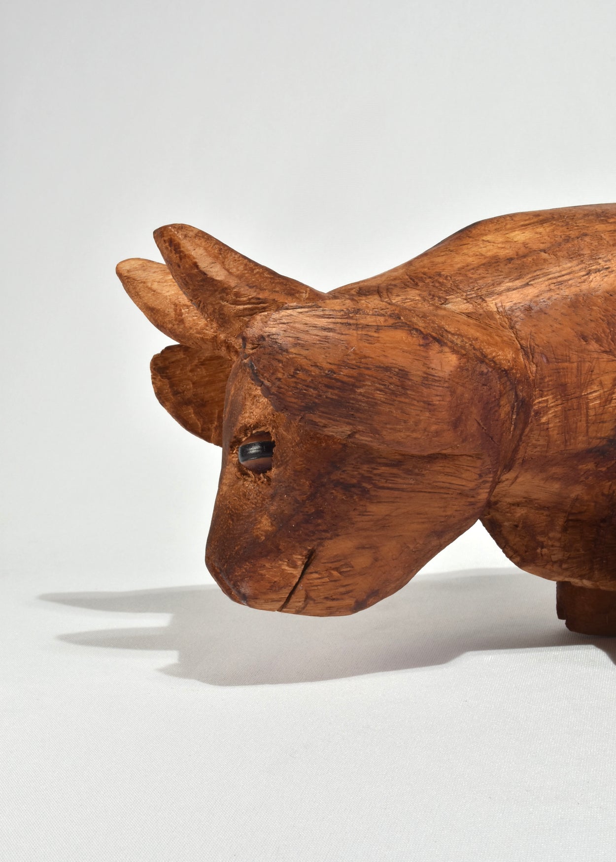 Folk Art Carved Wood Animal Sculpture