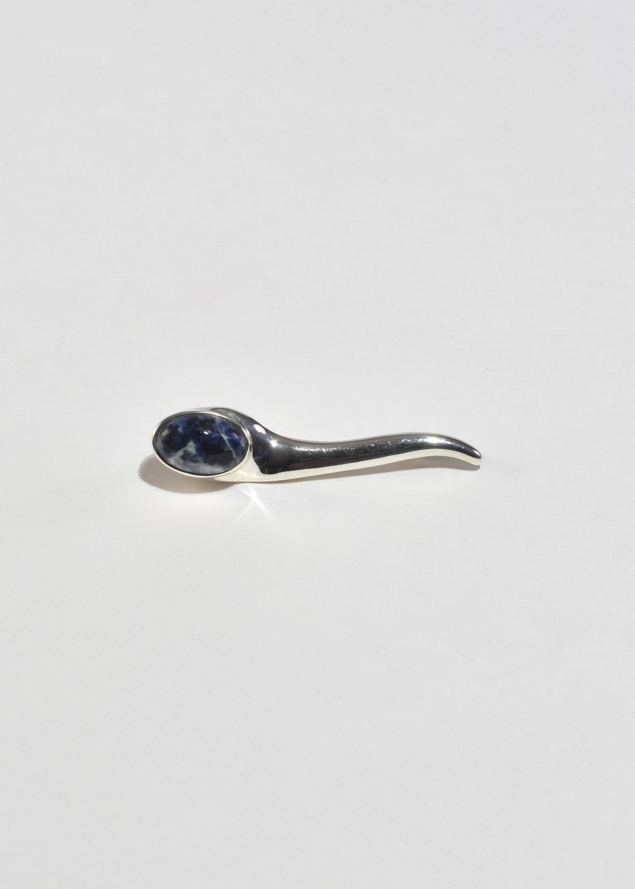 Sterling Sodalite Brooch