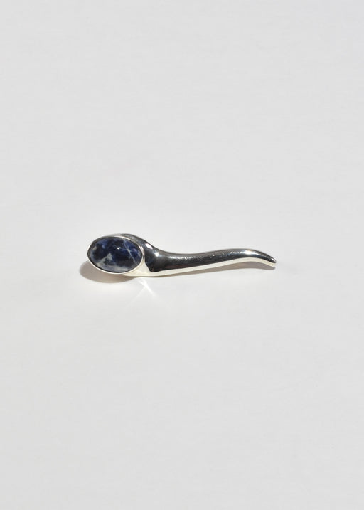 Sterling Sodalite Brooch