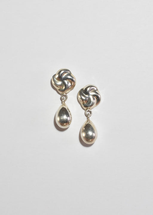 Sculptural Teardrop Earrings
