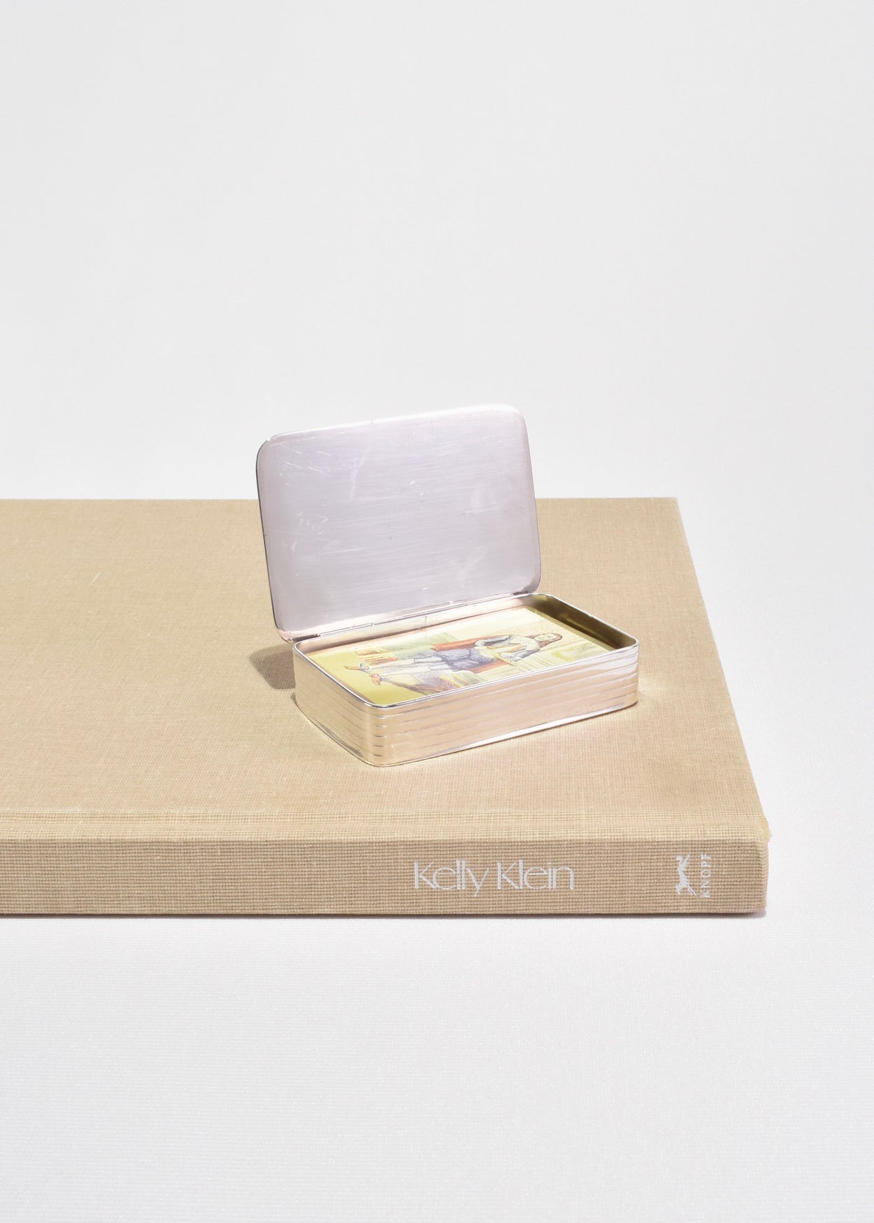 Silver Playing Card Case