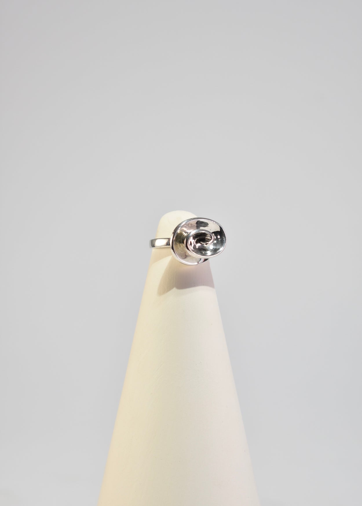 Raised Spiral Ring