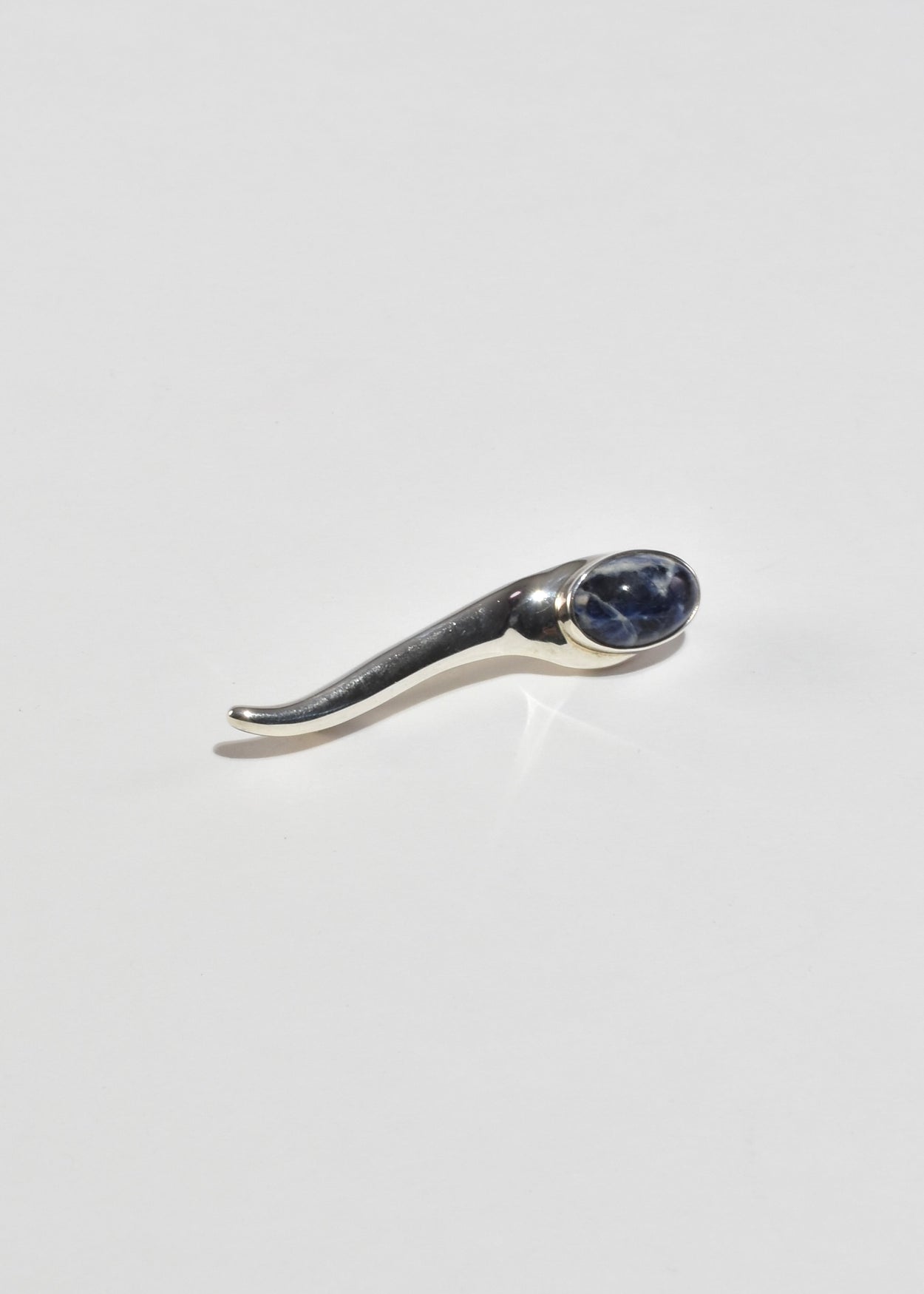 Sterling Sodalite Brooch