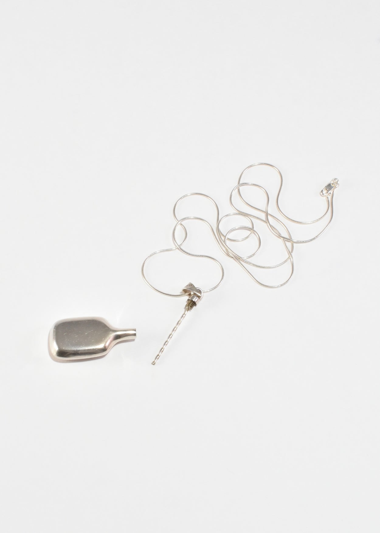Perfume Bottle Pendant Necklace