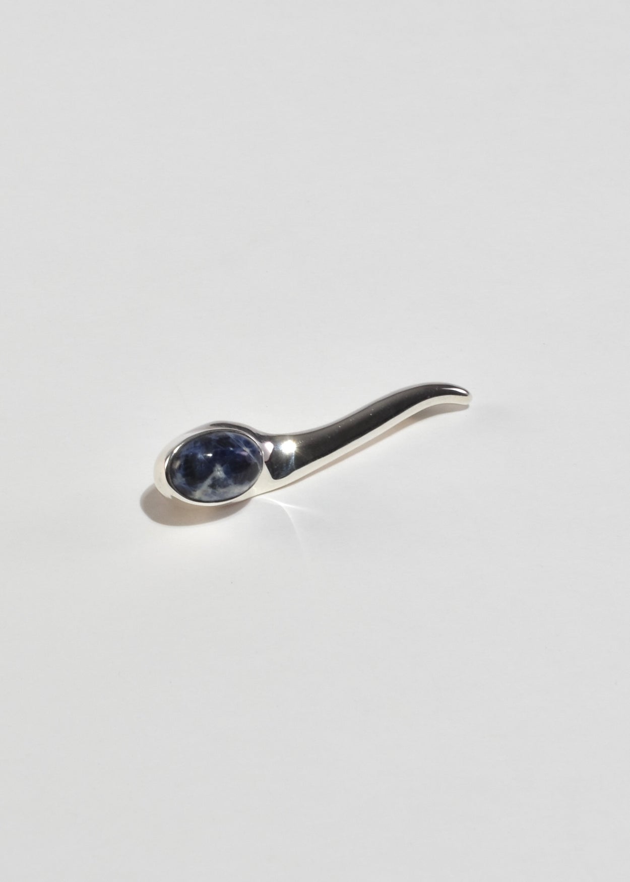 Sterling Sodalite Brooch
