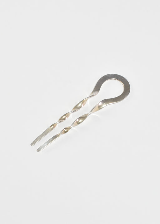 Sterling Twist Hair Pin