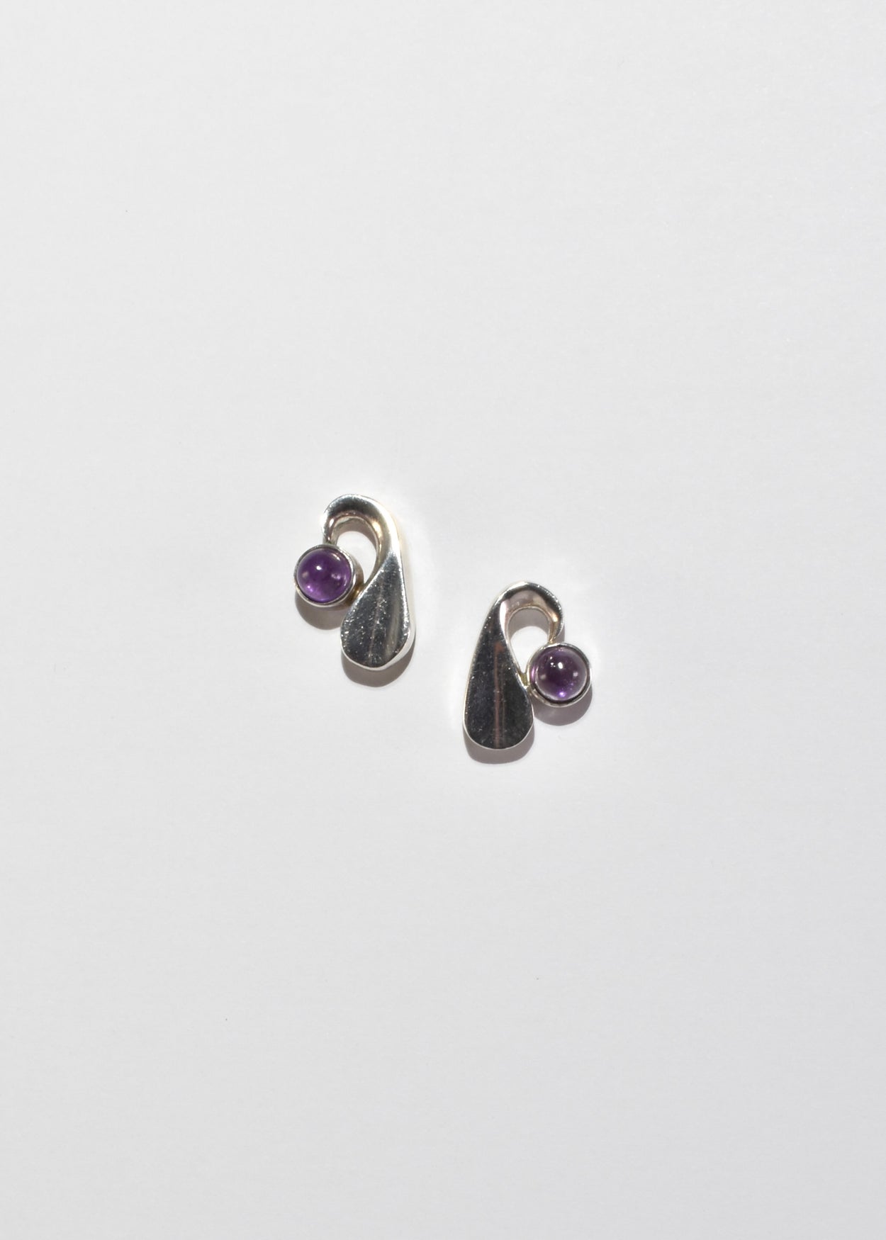 Amethyst Teardrop Earrings