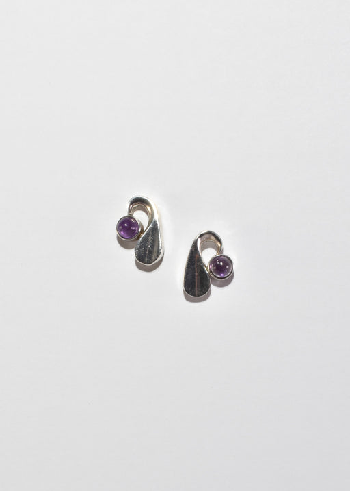 Amethyst Teardrop Earrings