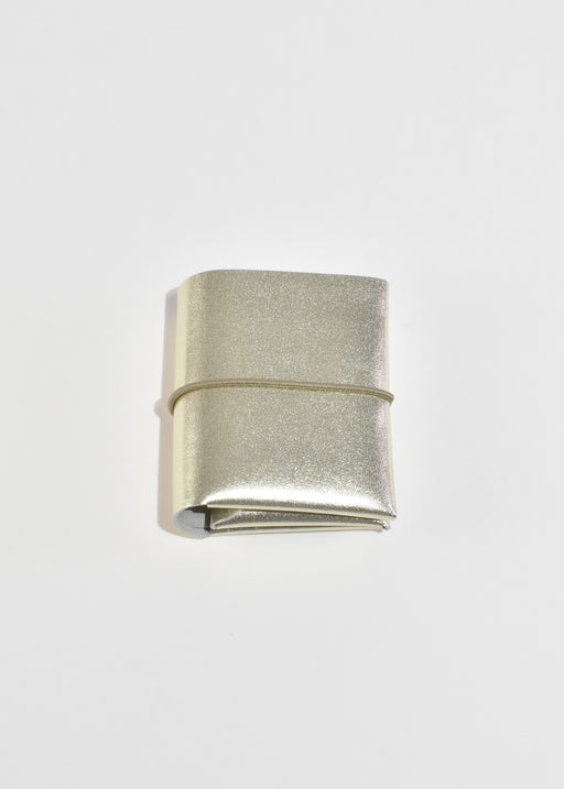 Seamless Mini Wallet in Silver