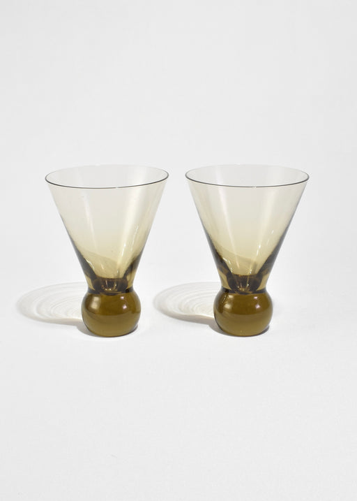 Topaz Glasses, Set of Two