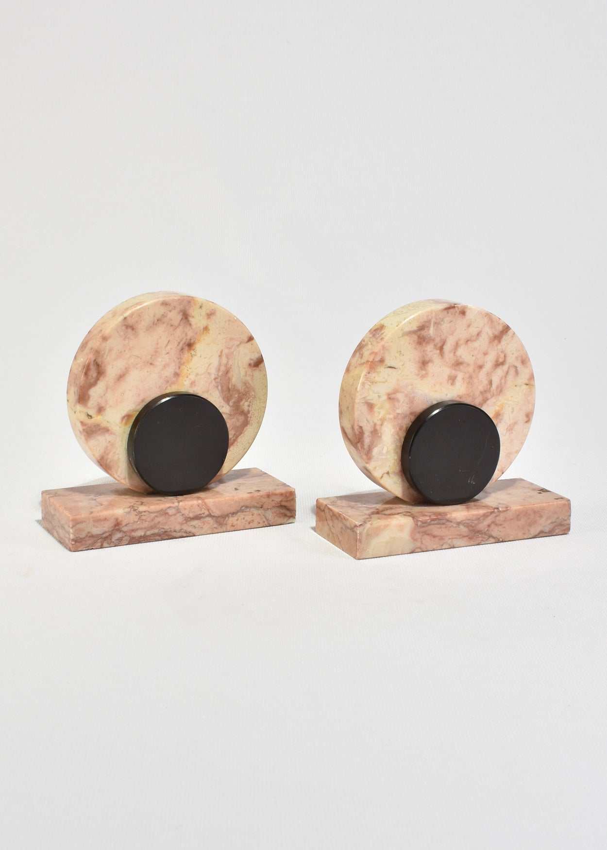 Deco Marble Bookends