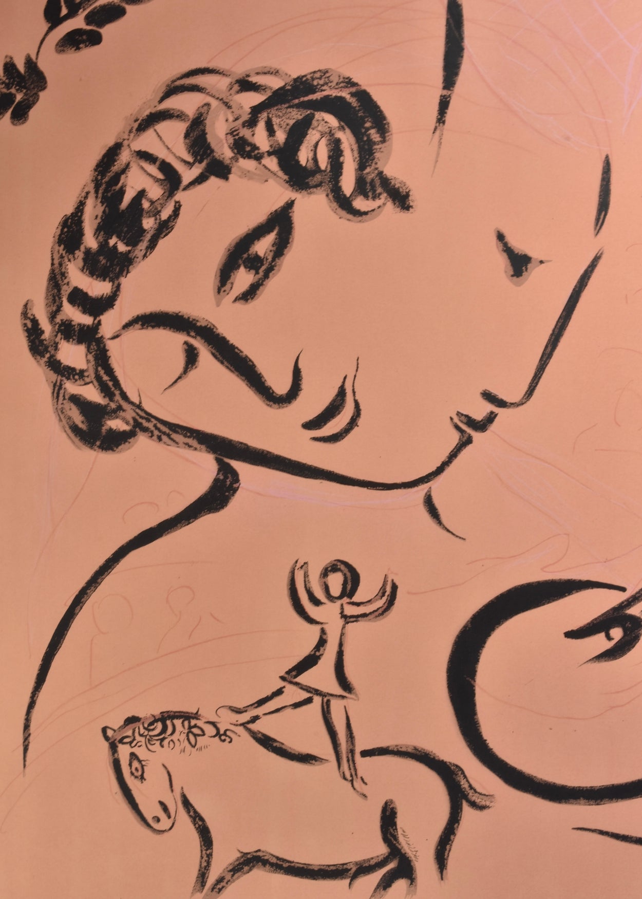 Marc Chagall Exhibition Poster, Framed