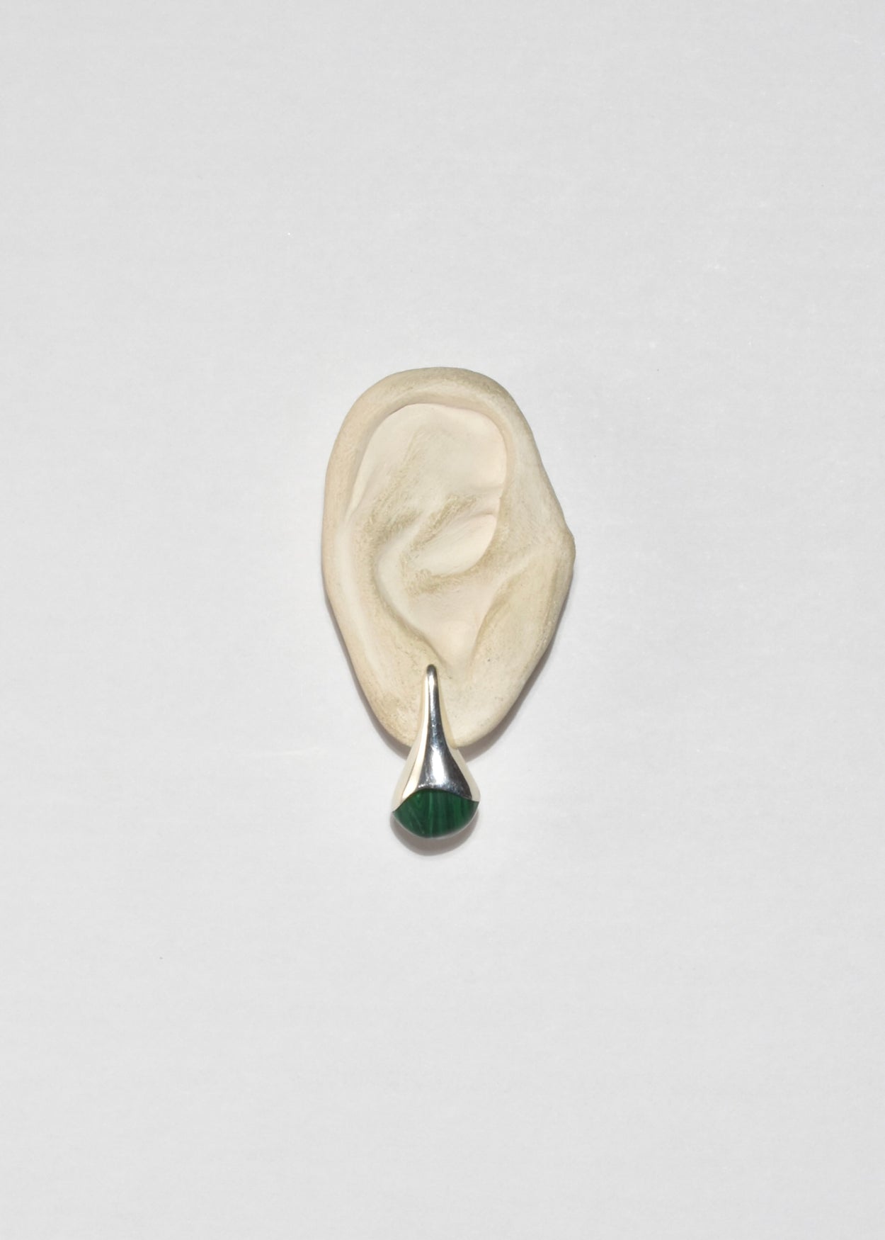 Malachite Teardrop Earrings