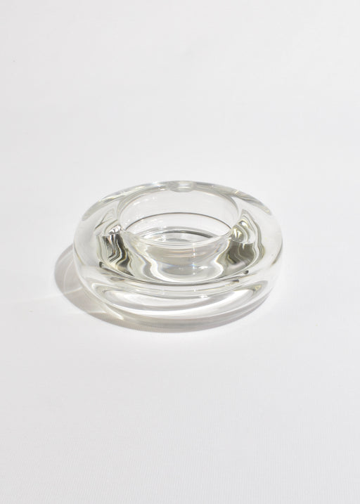 Round Clear Glass Catchall