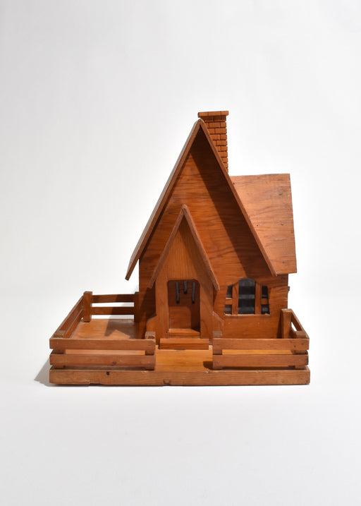Wooden House Lamp
