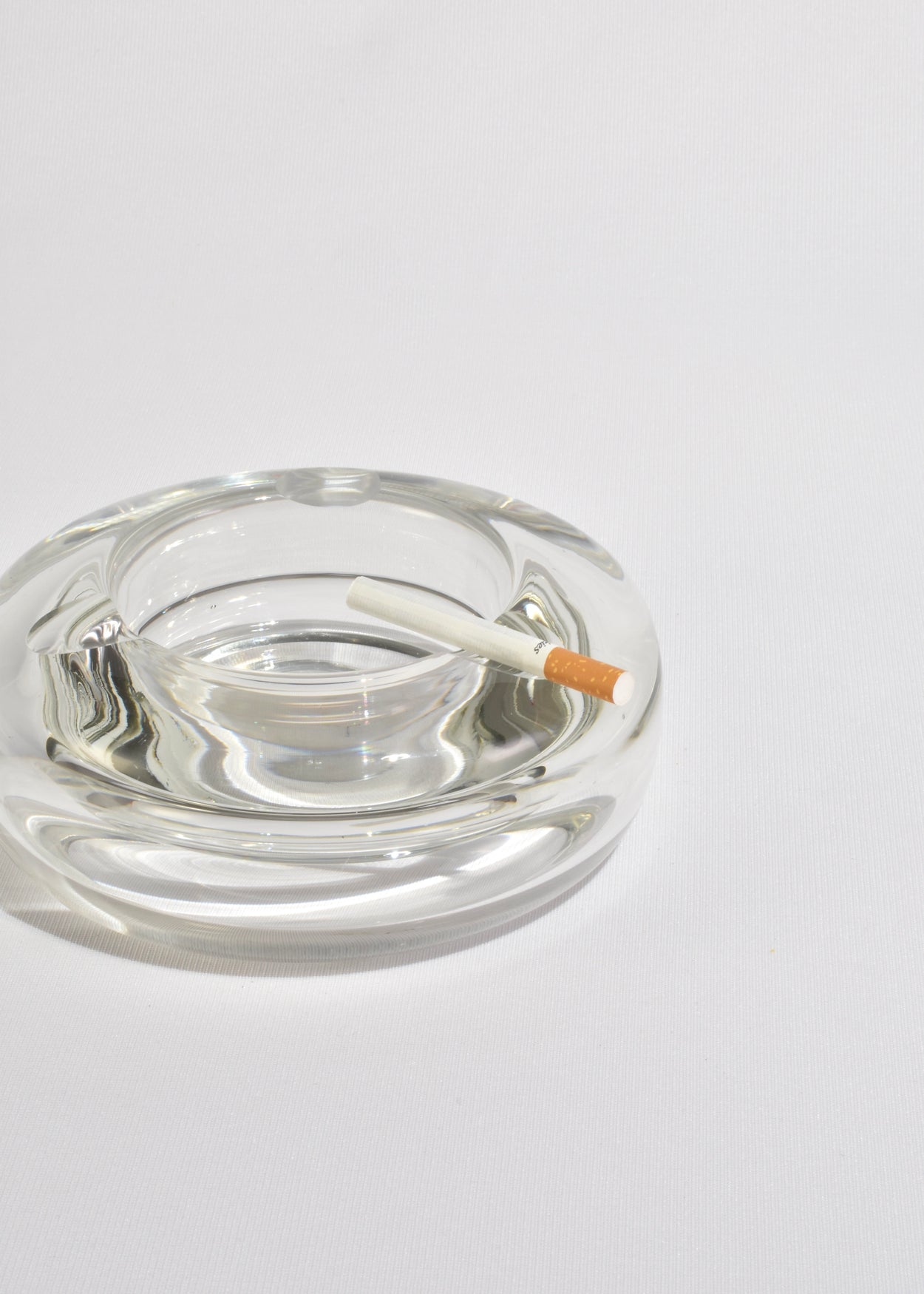 Round Clear Glass Catchall