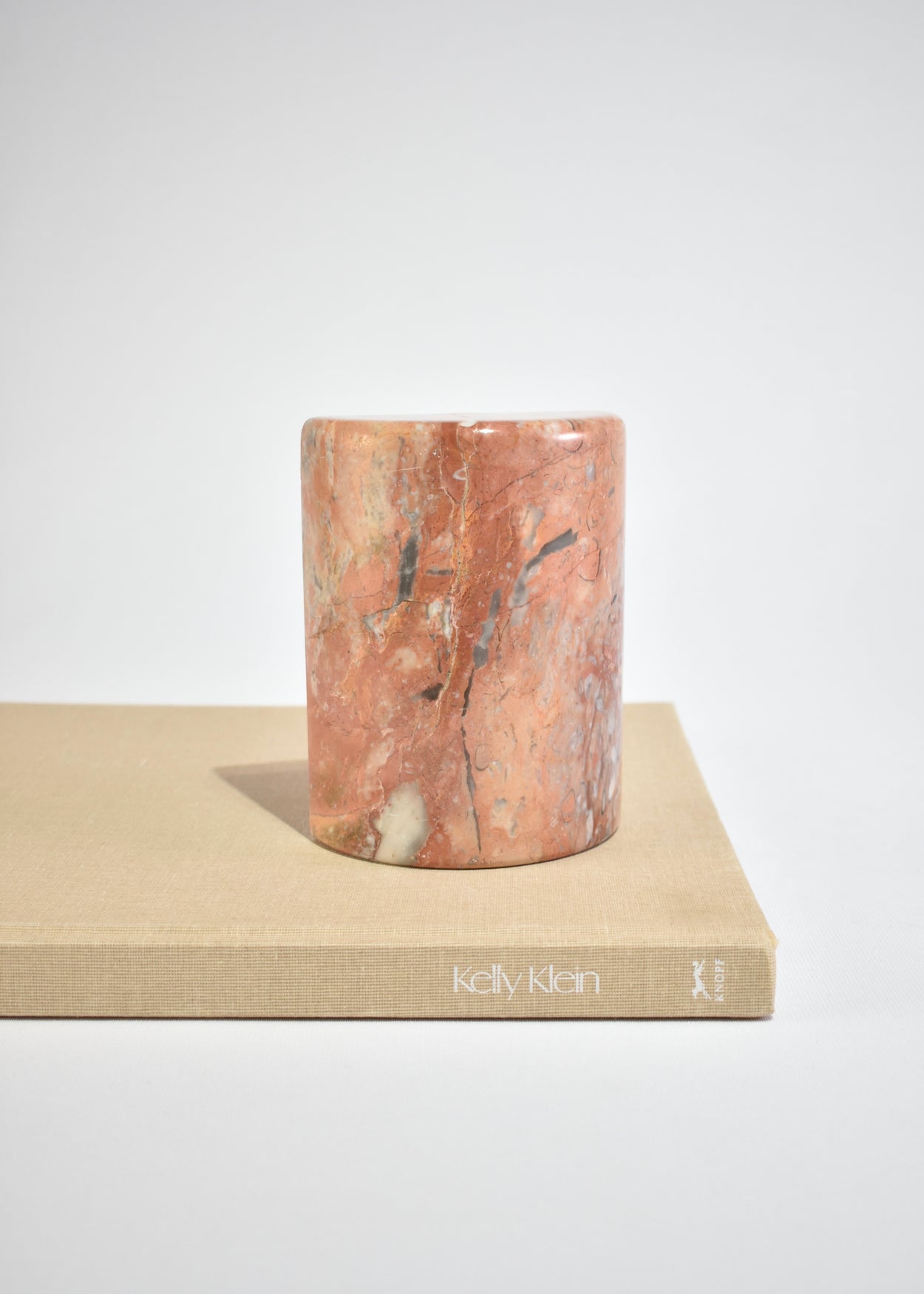 Pink Marble Bookends