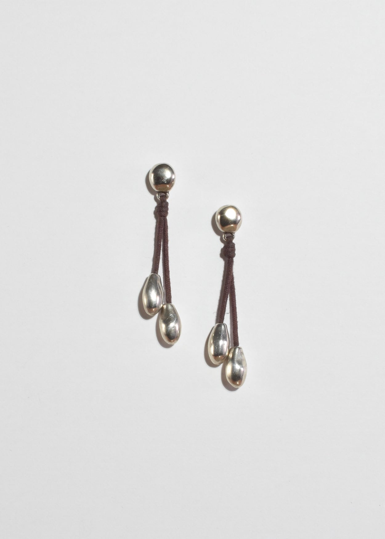 Cord Teardrop Earrings