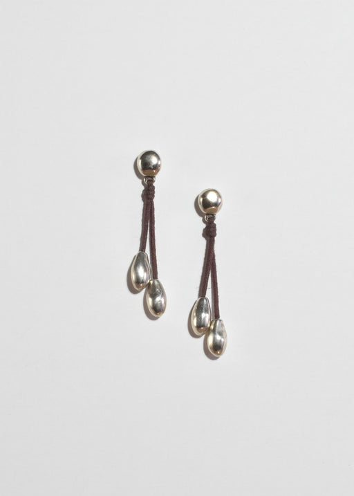 Cord Teardrop Earrings