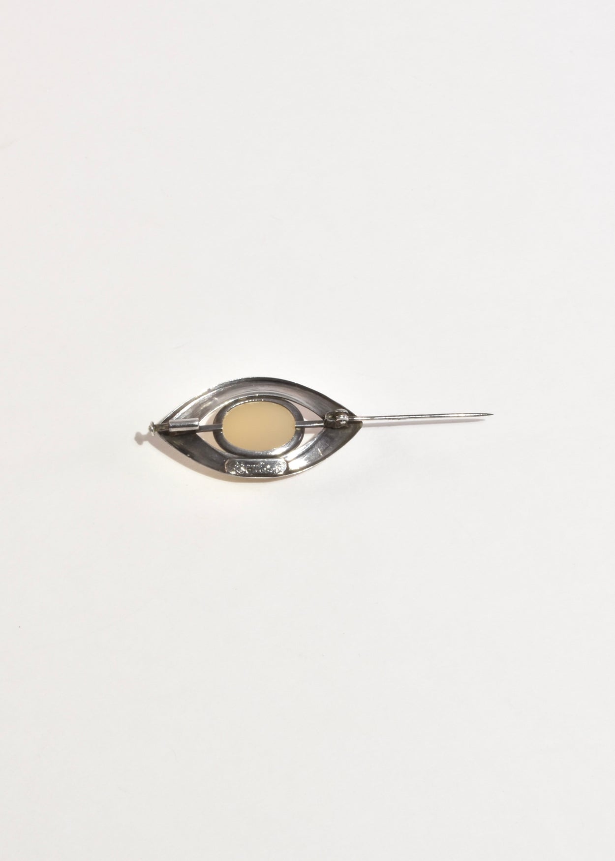Modernist Moonstone Brooch