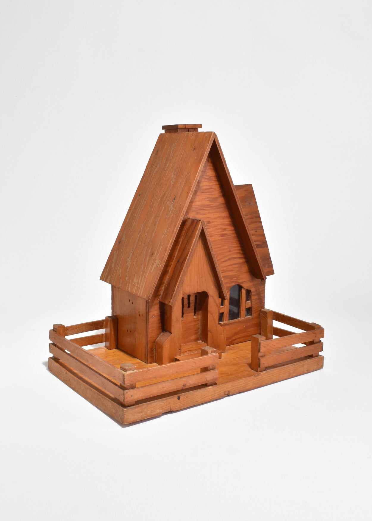 Wooden House Lamp