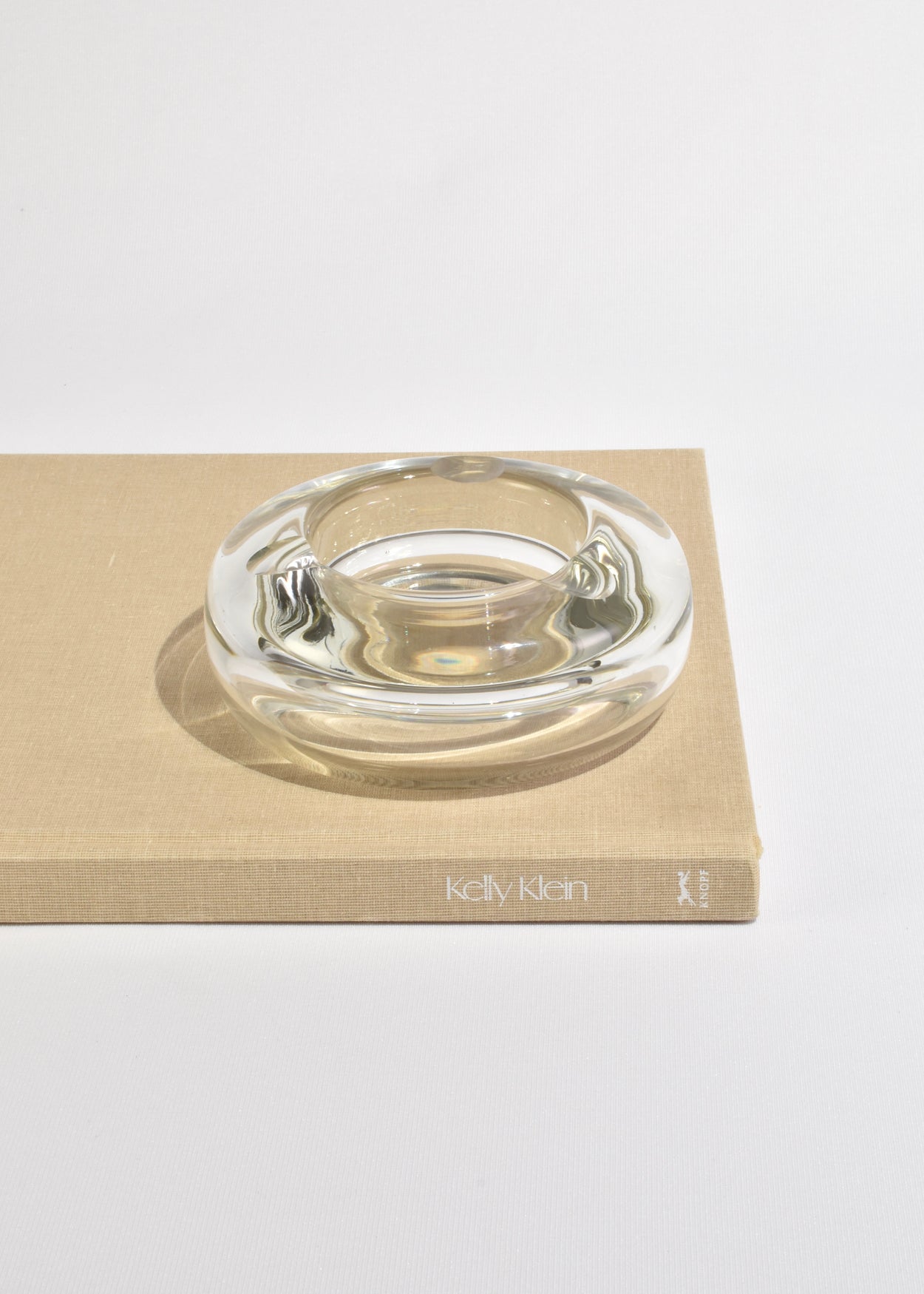 Round Clear Glass Catchall