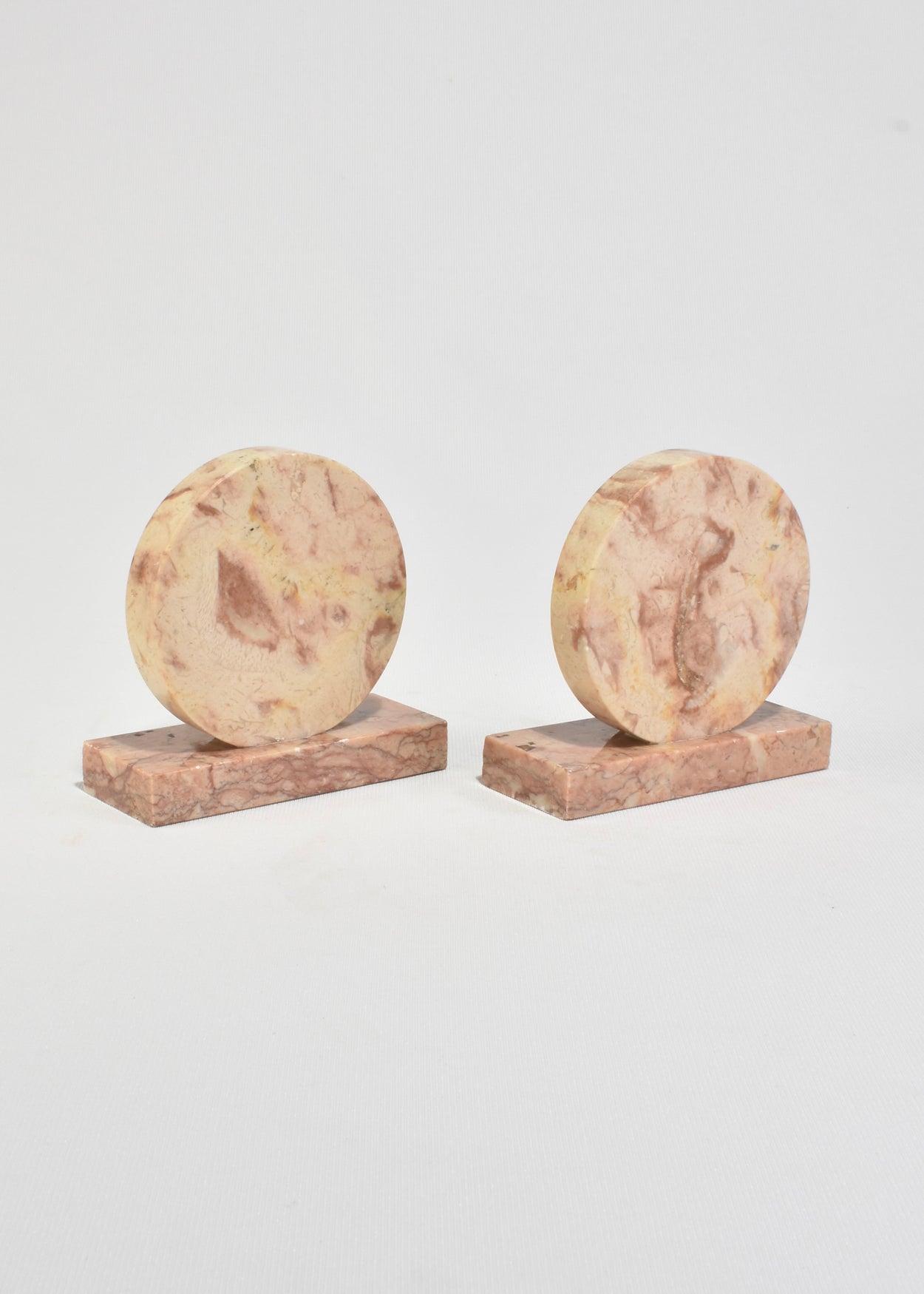Deco Marble Bookends