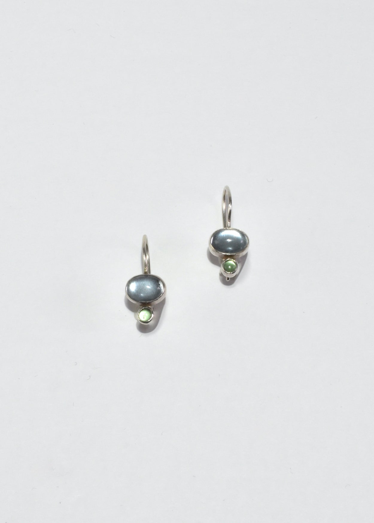 Silver Glass Earrings